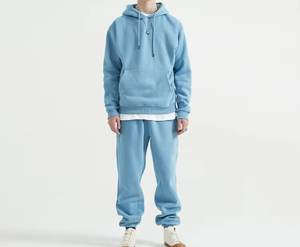 Sudadera con capucha y cordones de encaje, corta, para mujer, al por mayor, sudadera gruesa para hombre, para gimnasio, y joggers, sudadera oversize para mujer, personalizada para hombre - Product Image 1