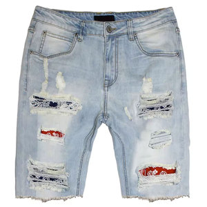 Short en jean de qualité supérieure, couleur unie, dernier design, nouvelle collection, vêtements de sport, short en jean pour homme, coupe ample, vente en gros - Product Image 5