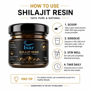 Résine de Shilajit Pur de l'Himalaya 30g, 100% Authentique et Naturelle, Qualité Supérieure pour l'Énergie et la Vitalité - Product Image 4