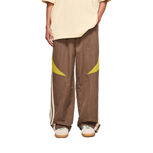 Pantalones de chándal de felpa para hombre, de corte recto, con diseño personalizado estampado y lavado, a la moda. - Product Image 5