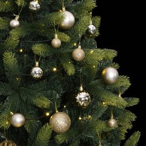 Sapin de Noël Artificiel Articulé avec 300 LED et Ensemble de Boules 82,7'' pour une Décoration Festive - Product Image 2