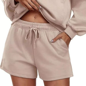 Shorts de Yoga Personalizados de Alta Calidad para Mujer, Tallas Grandes, Ecológicos, Transpirables, Cintura Elástica, Diseño Sólido, Estiramiento en Cuatro Direcciones - Product Image 1