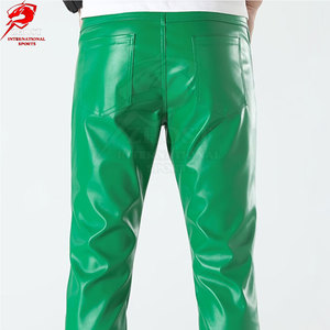 Genuine <b>Leather</b> <b>Pants</b> Durable Smooth Finish Comfortable Fit Classic For Business Casual Travel Wears - Product Image 5