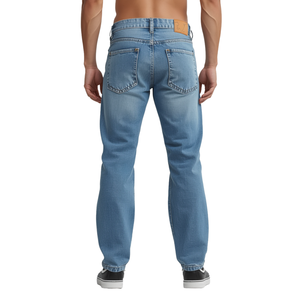 Pantalon en toile empilée pour homme, taille élastique, style urbain - Product Image 2