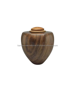 Urnas de cremación de madera tallada para adultos, suministros funerarios para hombres y mujeres - Product Image 1