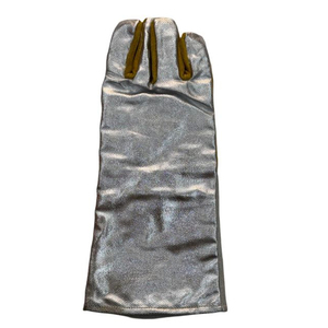 Gants de sauvetage en cuir à manchette courte pour pompiers, gants de protection en cuir pour la lutte contre les incendies, service OEM - Product Image 2