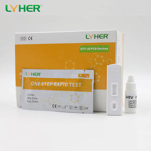 Kit de <span class=keywords><strong>test</strong></span> rapide des anticorps VIH <span class=keywords><strong>1</strong></span> et <span class=keywords><strong>2</strong></span>, certifié CE, haute sensibilité, détection des anticorps pour l'exportation mondiale - Product Image 2