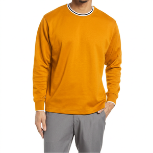 Suéter Casual de Punto para Hombre, Cuello Redondo, Color Morado, Corte Regular, Manga Larga - Product Image 6
