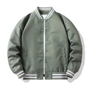 FINER THREADS Men's Varsity Jacket Custom Logo Embroidery Casual <b>Camouflage</b> Coated Winter High Quality 100% Cotton Breathable - Product Image 6
