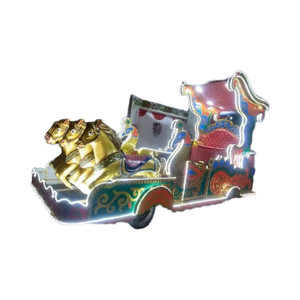 Ideas de entrada nupcial personalizadas/carro de la novia entrada de la boda/elegante portador de la novia floral buggi para la entrada de la boda real - Product Image 1