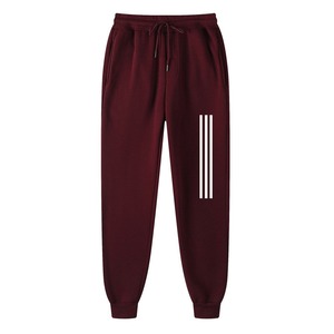 Pantalons de jogging pour hommes, pantalons de survêtement confortables en coton molletonné de haute qualité avec cordon de serrage, pantalons de survêtement personnalisés - Product Image 1