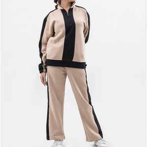 Conjuntos Deportivos de Invierno para Mujer al por Mayor, Diseño Moderno 2026, Corte Regular, Dos Piezas, 100% Algodón Felpa - Product Image 5