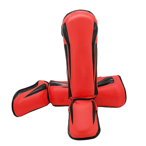 Espinilleras de Artes Marciales de Cuero, Protección Profesional para Karate, Boxeo, MMA, Taekwondo, Entrenamiento, Ligeras, Cómodas, de Alta Calidad - Product Image 2