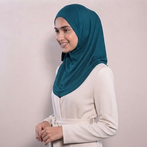 Custom Hijab Scarf Fashion Satin Plain <b>Silk</b> Feel <b>Head</b> <b>Wrap</b> Shawl OEM ODM Customized Textile Manufacturer India - Product Image 2