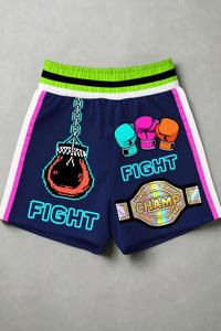 Shorts de boxe en tissu polyester, vêtements de sport, impression personnalisée, sublimation, broderie de logo, respirant, taille personnalisée - Product Image 2
