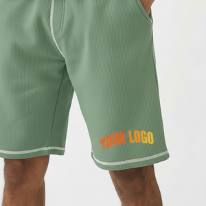 Conjunto de Pantalones Cortos de Dos Piezas con Estampado Digital para Hombre, Verano, Transpirable, Poliéster y Algodón, Cuello Redondo, Camiseta de Manga Corta, Informal, para Viaje - Product Image 3
