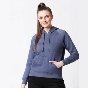 Sudadera gruesa mujer casual sólido manga larga suelta fit tops pullover mujer Otoño Invierno mujer gruesa cálida polar sudaderas con capucha - Product Image 2