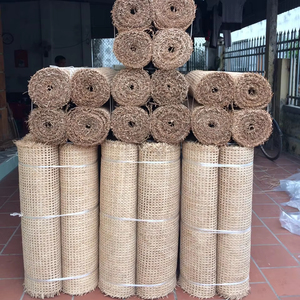 Malla de Ratán Hecha a Mano, Resistente y Natural, para Muebles y Decoración del Hogar |   Rollo a granel, embalaje de PE/cartón - Product Image 1