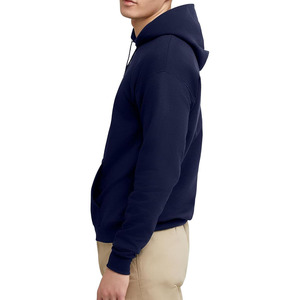OEM <b>Men</b> Casual Pullover Hoodie Long Sleeve Fleece <b>Sweatshirt</b> Digital Plain Dyed Eco-Friendly Breathable Pocket Design Winter - Product Image 3