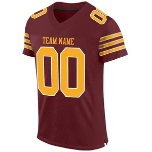 Maillot de football personnalisé noir à col en V avec motif drapeau imprimé par sublimation, maille respirante, vêtements de sport pour hommes adultes - Product Image 4