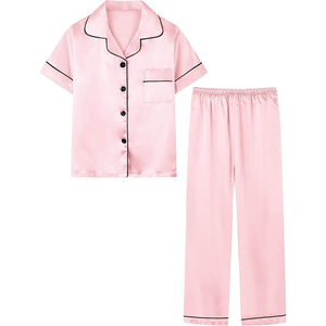 Women Nightwear Pajama Set Breathable Cotton Blend Sleepwear Relaxed Fit Homewear OEM ODM Custom Design Export Quality Supplier - Product Image 1