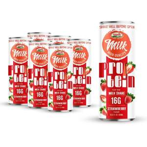 Nawon Vanille Saveur Protéiné Milk Shake Can moins de sucre Lait entier en poudre Marque privée Shake Protéiné Boissons non alcoolisées Échantillon gratuit OEM - Product Image 4