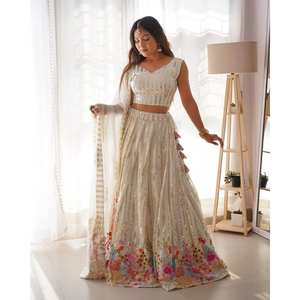 Designer Women's Sets <b>Lehenga</b> Choli with Thread and Sequence Work - Product Image 1