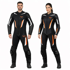 Combinaison de course en cuir pour moto personnalisée, équipement de protection professionnel pour la conduite sur circuit pour hommes et femmes - Product Image 1