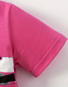 Nueva Llegada, Conjunto de Camiseta de Manga Corta y Pantalones para Niñas, Moda Infantil, Color Sólido, 100% Algodón, para Todas las Temporadas, al Aire Libre - Product Image 5