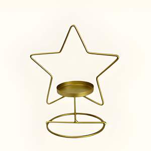 Portavelas Votivo de Latón Dorado Ecológico, Resistente al Agua y al Calor, Duradero y Portátil para Decoración del Hogar - Product Image 2