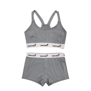 ชุดชั้นในสตรีแบบไร้โครง OEM สั่งทำพิเศษ น้ำหนักเบา พิมพ์ลายด้านหน้า ผ้ายืดสแปนเด็กซ์/ไนลอน ไร้ตะเข็บ ไซส์พลัส พร้อมชุดบราและกางเกงในแบบสปอร์ต - Product Image 2