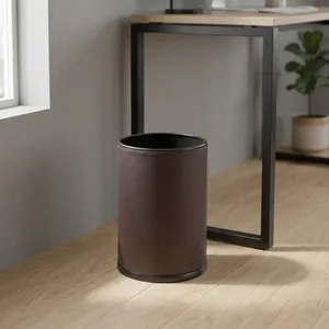 Cubo de Basura con Acabado de Cuero, Cubo de Basura Premium para Habitaciones de Hotel, Hoteles, Resorts, Oficinas y Espacios de Hostelería - Product Image 4