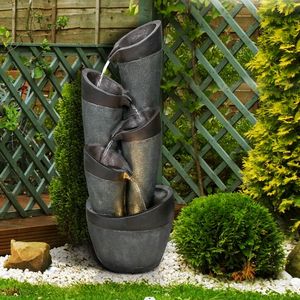 Fontana da Giardino per Interni/Esterni da 100 cm con Luci LED per Decorazione Casa e Giardino - Product Image 4