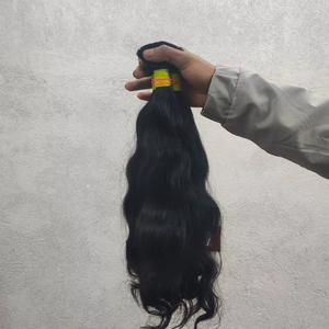 Unprocessed Indian Temple Hair 20 Inch <b>Body</b> <b>Wave</b> – Single Donor Virgin Bulk Hair - Product Image 3