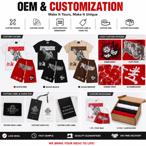 Ensemble T-shirt graphique personnalisé pour homme et short en mesh, tenue streetwear de gym d'été deux pièces, ensemble de survêtement décontracté assorti avec impression en relief - Product Image 3