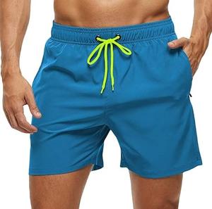 Shorts de Baño de Secado Rápido, Shorts de Playa de Malla para Hombre, Personalizados, de Poliéster y Algodón, Estilo Urbano, Deportivos Casuales, con Cordón Ajustable - Product Image 6
