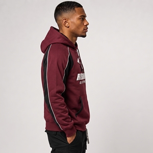 Sudadera con Capucha Estampada para Hombre, Forro Polar Suave, Corte Holgado, Cálida, Informal, Estilo Urbano, Manga Larga, con Bolsillo, Cómoda para el Día a Día - Product Image 3