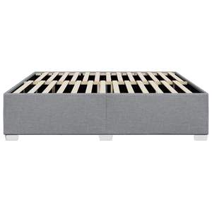 Cadre de lit rembourré gris clair - Product Image 5