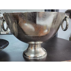 ถังแช่ไวน์แชมเปญบนโต๊ะอาหารที่ทำน้ำแข็งเบียร์ชิ้นกลางโต๊ะเครื่องดื่มวิสกี้ชิลเลอร์ไวน์แบบแท่นชามตกแต่งบาร์ - Product Image 5