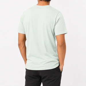 T-shirt pour homme en jersey simple 100% coton de qualité supérieure, imprimé DTF, col rond, manches courtes, OEM/ODM, vêtements décontractés d'été - Product Image 3