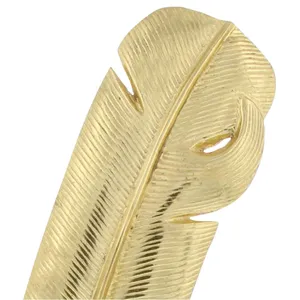 Figura Decorativa Abstracta de Animal en Aluminio Chapado en Oro de Primera Calidad, Pieza Artística para Decoración de Interiores de Casas Modernas, Hecha a Mano y Pulida - Product Image 6