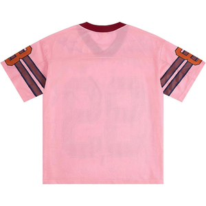 Custom Printed Mesh Football Jersey V-Neck Short Sleeve Black White Number 99 Breathable Men Adults All Seasons - Product Image 6