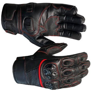 Gants de course en cuir imperméables, gants de moto à doigts entiers, gants de cyclisme de protection avec fonction tactile - Product Image 2