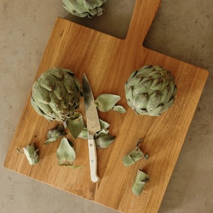 Planche à découper en bois en gros, grande, carrée, épaisse, durable, surface sûre pour les couteaux, idéale pour couper et servir - Product Image 2