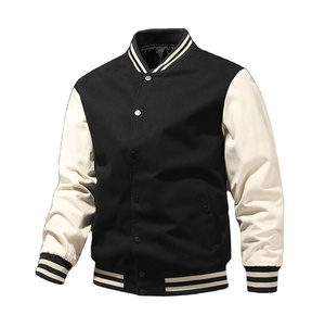 Veste universitaire de baseball en laine de haute qualité Slim Casual Letter Pattern Réversible Écologique pour hommes et femmes Hiver - Product Image 4