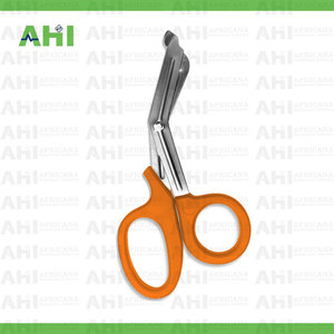 กรรไกรตัดผ้าพันแผลสีเหลืองเข้มสำหรับงานแพทย์ฉุกเฉิน ยี่ห้อ Africana Healthcare Industry ผลิตจากสแตนเลส เหมาะสำหรับพยาบาลและบุคลากรทางการแพทย์ - Product Image 4