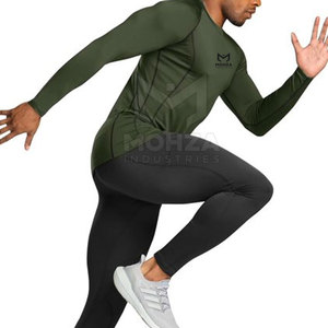 Camisetas de Compresión para Hombre, Diseño Moderno, Gran Venta, Spandex/Poliéster, Secado Rápido, Transpirables, Corte Regular, Manga Larga, Cómodas - Product Image 3