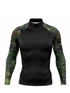 Four Way Stretch Rash Guard Spandex <b>Compression</b> <b>Shirt</b> <b>Men</b> Elastic Training Wear - Product Image 1