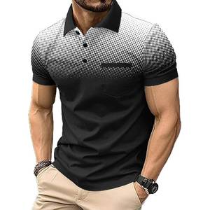Camisa Polo de Moda para Hombre, Mezcla de Algodón de Alta Calidad, Transpirable, Corte Regular, Informal, Manga Corta, Ropa Deportiva para Golf y Tenis - Product Image 4