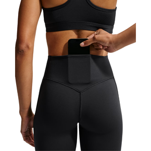 Leggings de yoga pour femmes, noirs, fins, tricotés, à taille haute, extensibles, pour la gym, le fitness, la course à pied, l'entraînement, vêtements de sport compressifs - Product Image 6